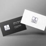 Business Card | Visiting card | White Ink Business Card Matt Laminated
