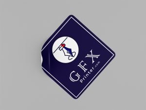 Square sticker