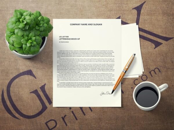 A4 Letterhead custom printing in Dubai, UAE | GFX Printer