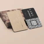 Business Card | Visiting card | Business Card Spot UV Matt Laminated Round Cutting