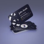 Business Card | Visiting card | Spot UV Matt Laminated Round Cutting