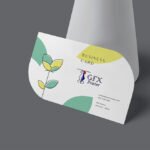 Business Card | Visiting card | Leaf shape Business card
