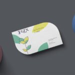 Business Card | Visiting card | Leaf shape Business card