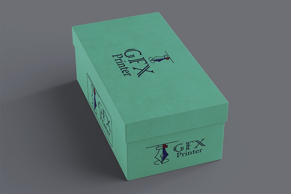 Shoe Box With Cover Branding