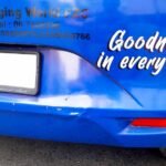 Car bumper stickers