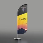 Custom advertising Flag