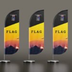 Custom advertising Flag