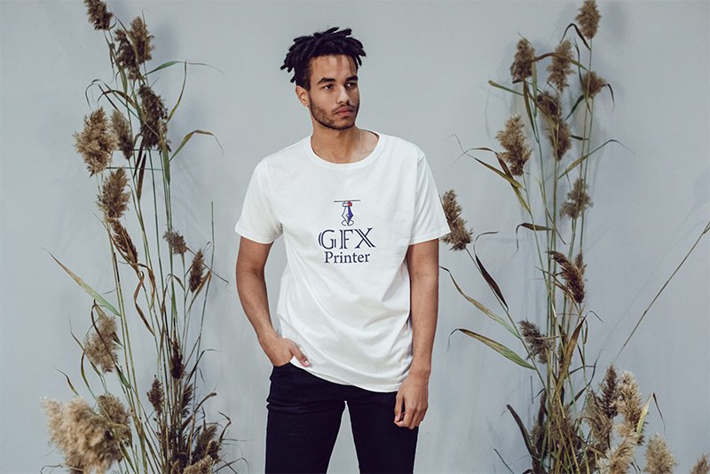 White T-shirt custom printing in Dubai, UAE | GFX Printer
