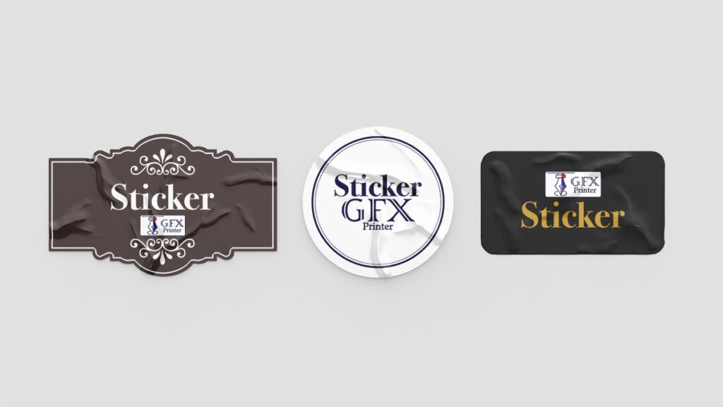 Custom Label Stickers printing in Dubai, UAE | GFX Printer